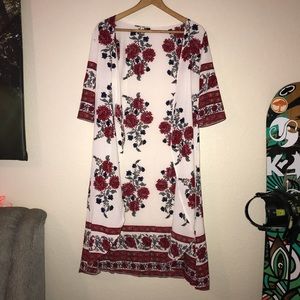 Floral Kimono (Thrifted See Description)